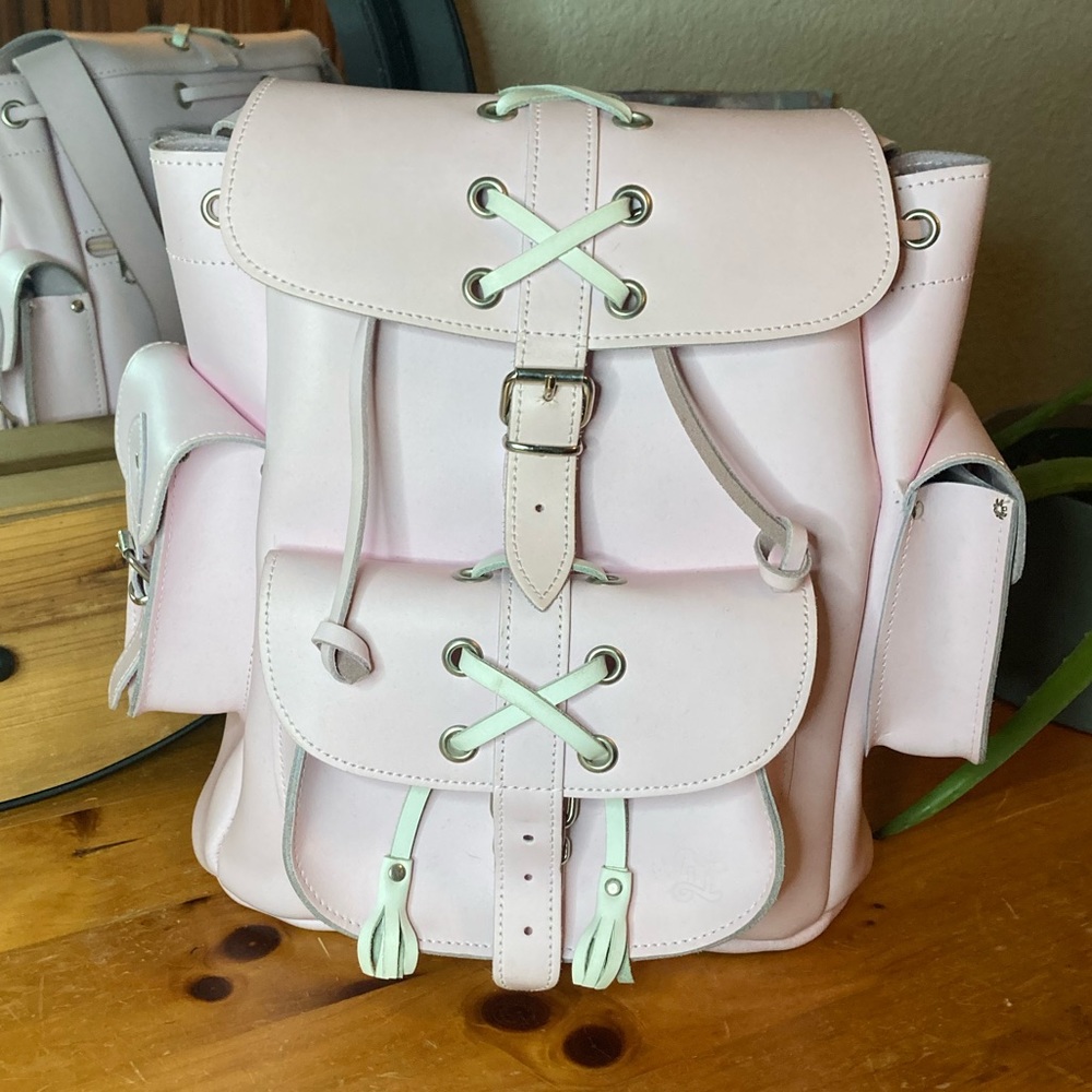 Grafea Hari powder pink large backpack - Picture 3 of 11